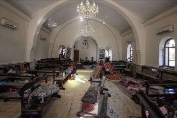 Selain rumah sakit, Israel juga bom gereja di Gaza