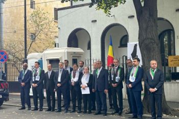 Dubes negara-negara OKI di Rumania menggelar aksi solidaritas Palestina