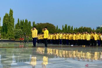 Airlangga Hartarto kobarkan semangat persatuan Golkar untuk memenangi pemilu 2024