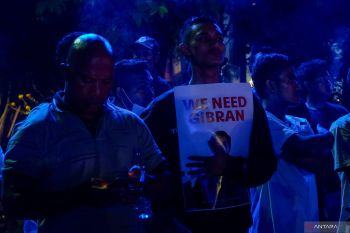 Deklarasi "Indonesia Memanggil Gibran" dihadiri ribuan simpatisan