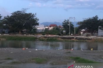 Sungai Palu alami surut yang drastis