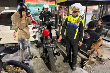 Polres Bantul menjaring ratusan motor langgar tertib lalu lintas