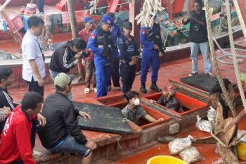 Baharkam Polri tangkap dua kapal Vietnam di Perairan Natuna