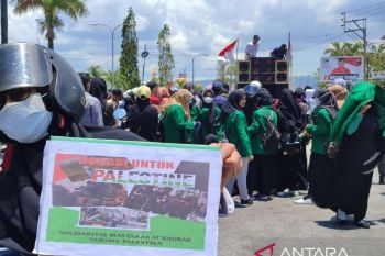 Mahasiswa di Baubau galang donasi mendukung Palestina