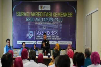 Pemkot Palu siap hadapi akreditasi Rumah Sakit Anutapura dari Kementerian Kesehatan