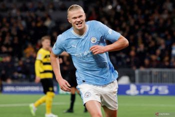 Striker Man City Haaland diragukan tampil lawan Liverpool