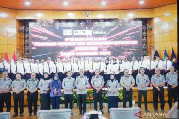 Tiga Kalapas di Sumsel ikuti pelatihan  duta prestasi KPK cegah korupsi