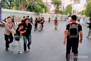Tujuh mahasiswa diamankan saat gelar aksi memperingati Sumpah Pemuda