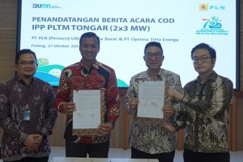 Semangat HLN -78 , PLN Sumbar tuntaskan COD 3 IPP EBT 16.3 MW