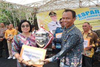 Kurun sukses pertahankan juara umum Pesparawi Gunung Mas