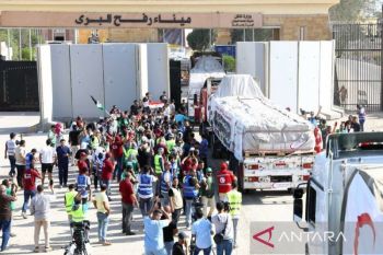 Menlu katakan Indonesia dorong lebih banyak truk bantuan masuk Gaza