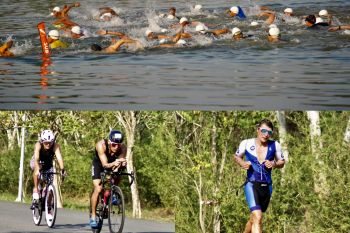 Turis mancanegara ikuti Sport Banua Triathlon Kalsel