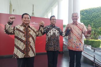 Anies dan Ganjar sampaikan pesan netralitas ASN kepada Presiden Jokowi