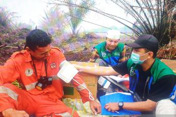 Kilang Pertamina Plaju ikut menjaga  kesehatan petugas pemadam karhutla