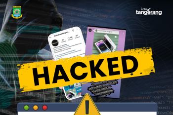 Akun IG Disdukcapil Kota Tangerang diretas