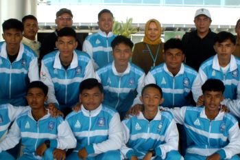 Lepas kontingen futsal putra U-18, Babel optimistis lolos PON 2024