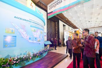 Di hadapan Presiden Joko Widodo, Dirut PLN paparkan pengembangan "hydropower"di Tanah Air
