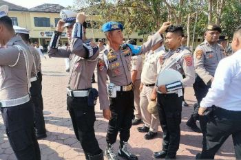 Propam Polda Sulawesi Tenggara razia kendaraan aparat tidak taat aturan