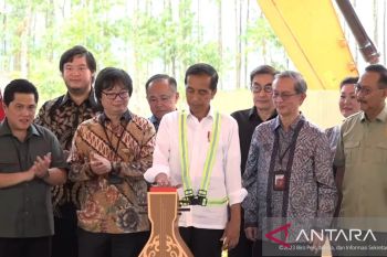 Presiden Jokowi "groundbreaking" pembangunan hotel dan mal di IKN