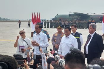 President Jokowi sends off humanitarian aid for Palestinians in Gaza