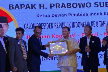 Bacapres Prabowo menerima dukungan InKUD