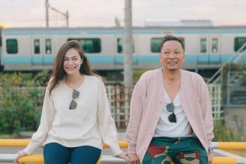 Bintang film Ringgo dan keluarga jalani hidup bersih
