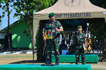 Danrem 132/Tadulako ingatkan personelnya tidak terlibat politik praktis