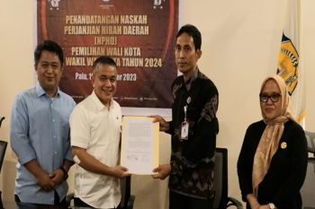 Pemkot Palu hibahkan sebesar Rp55,25 miliar anggaran pilkada 2024