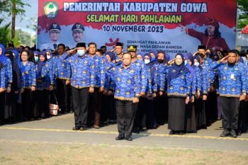 Wabup Gowa ajak masyarakat maknai Hari Pahlawan wujudkan Pemilu Damai