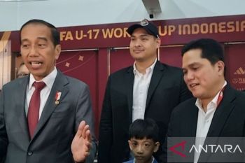Presiden Jokowi puji Timnas U-17 tahan imbang Ekuador