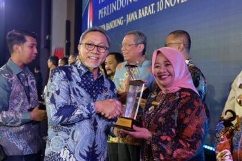 Sleman meraih penghargaan Daerah Tertib Ukur dari Kemendag