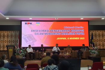 Pemprov Papua: Akselerasi KPK dan media cegah korupsi