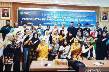 Kanwil Kemenkumham Sumsel gelar bimtek peningkatan kelembagaan dan perizinan UMKM