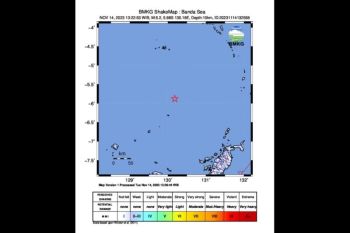 BMKG: Gempa susulan bermagnitudo 5,2 guncang wilayah Laut Banda