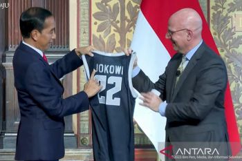 Presiden Jokowi bicara IKN di hadapan civitas Universitas Georgetown