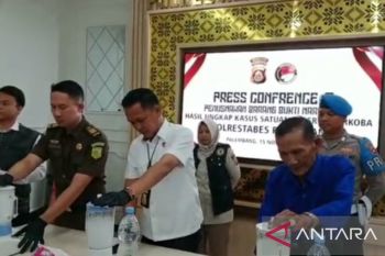 Polresta Palembang musnahkan satu  kilogram sabu