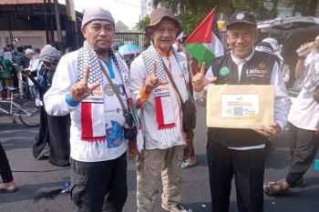 Penggalangan dana Aksi Bela Palestina di Surabaya capai Rp221 juta