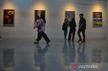 Taman Budaya Sumbar pamerkan karya-karya Seni Rupa UKS Universitas Andalas