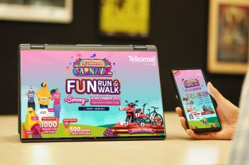 Telkomsel hadirkan "Fun Walk &amp; Run", aneka kompetisi dan hiburan bagi masyarakat Sorong