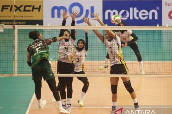 Tim putri Petro Kimia buka peluang ke final four usai tumbangkan Bank Jatim
