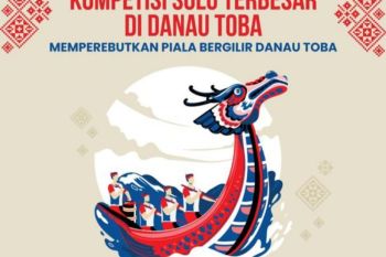 Lomba dayung "Solu Bolon" ramaikan Aquabike Jetski World Championship Danau Toba