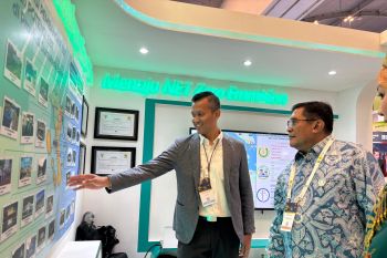 Lumbung energi hijau , PLN-MKI Sumbar meriahkan pameran energi bergengsi Enlit Asia 2023