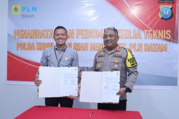 Polda Kepri dan PLN Batam tanda tangani pedoman kerja sama pengamanan objek vital