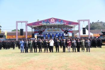 Ketua DPRD Lampung menghadiri HUT Brimob
