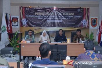 KPU Kalsel satukan persepsi pemasangan APK