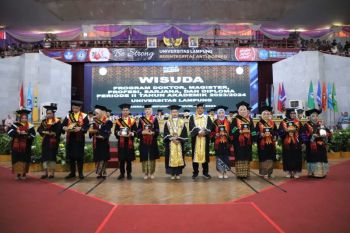 Unila wisuda 995 sarjana baru