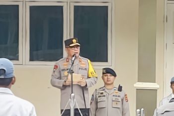 Kapolda Lampung berpesan pada siswa untuk menghindari tindakan melawan hukum