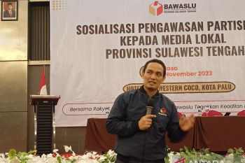 Bawaslu Sulteng: Peran media sangat strategis bantu awasi pemilu