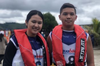Kanina tetap semangat hadapi persaingan ketat endurance Aquabike