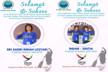 Ukir sejarah baru, atlet dayung canoe putri Morut lolos ke PON XXI tahun 2024